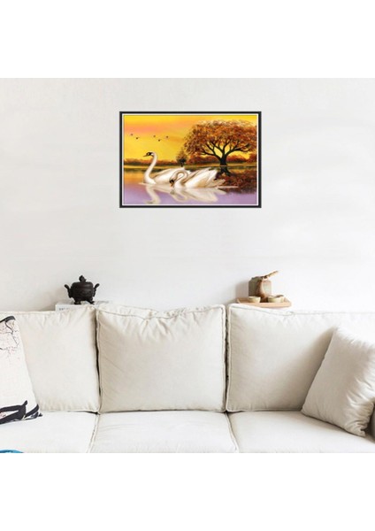 Yetişkinler Numara Kitlerine Göre Boya Swan Lover (Yurt Dışından)