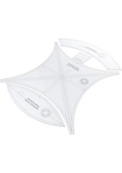 Çift Alyans Şablonu Terzi Dikiş Zanaat Kapitone Cetvel Aletleri (Yurt Dışından) indirimleri