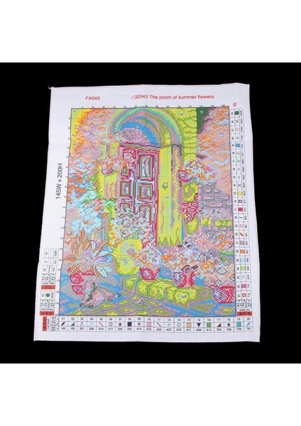 Damgalı Çapraz Dikiş Kiti Baskılı Güzel Yaşam Deseni Bez Dıy 43X56CM 11CT (Yurt Dışından) indirimleri