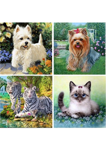 Kristal Nakış Kitleri Sanat Ev Dekorasyon Köpeği (Yurt Dışından) modelleri