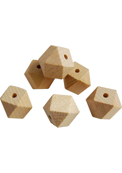 Ahşap Boncuk Diş Çıkarma 16 mm (Yurt Dışından)