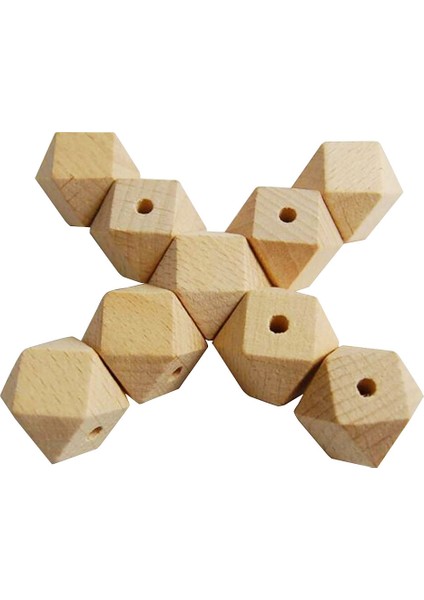 Ahşap Boncuk Diş Çıkarma 16 mm (Yurt Dışından)