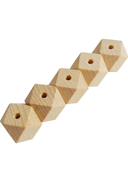 Ahşap Boncuk Diş Çıkarma 16 mm (Yurt Dışından)