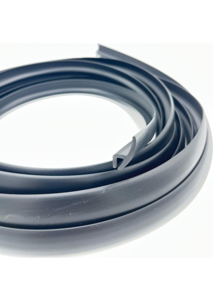 "h" Fitil 21 mm Genişlik Geçmeli Alüminyum Fitili 10 Metre Uzunluk Siyah Renk