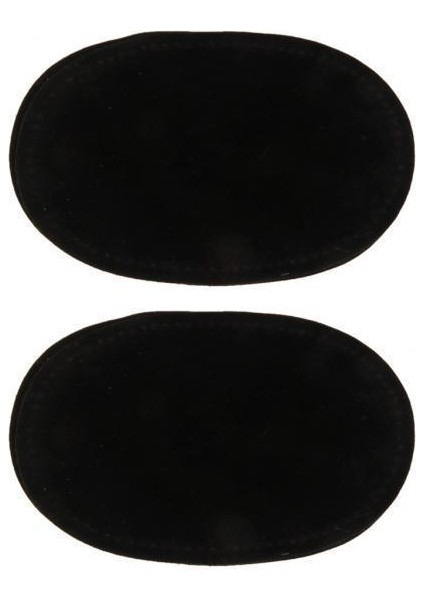 5xsew-On Oval Dirsek/diz Yamaları Kordon Kot Pantolon Onarım Zanaat Dikiş Aplike Siyah 5 Adet (Yurt Dışından)
