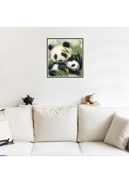Dıy 5d Hayvan Elmas Resim Nakış Çapraz Dikiş Kiti Ev Dekor Panda (Yurt Dışından) modelleri