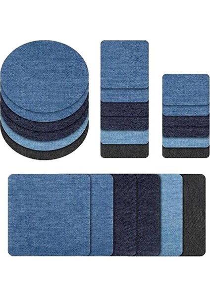 Giyim Onarımı Için 24 Adet Denim Kumaş Yamaları (Yurt Dışından) indirimleri