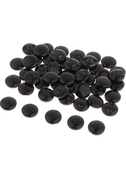 50PCS 2 Düğme Ayakkabı Şapkaları Için Plastik Düğme (Yurt Dışından)