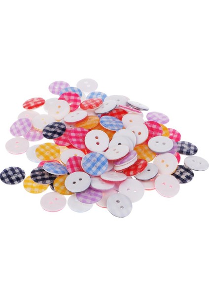 Yuvarlak Plastik Düğmesi Iki Delikli Giysiler Için Plastik Düğmeler Diy Dikiş Zanaat Seti (Yurt Dışından) fırsatları