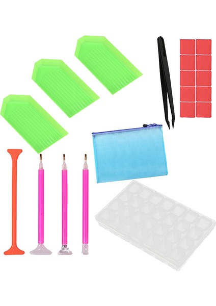 Çapraz Dikiş Boyama El Sanatları Aksesuarları Için 20PCS Elmas Boyama Araç Seti (Yurt Dışından)