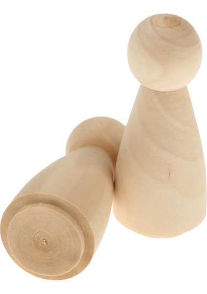 10 Adet Boş Ahşap Peg Bebekler Kadın Figürleri Düğün Pastası Toppers 6cm (Yurt Dışından) fırsatları