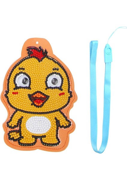 Dıy Elmas Boyama Tam Matkap Özel Şekil Elmas Boyama Hayvan Motifi Kimlik Kartı Kapak Koruyucu Kapak Kart Tutucu ile -, 14X12CM Civciv (Yurt Dışından) fiyatları