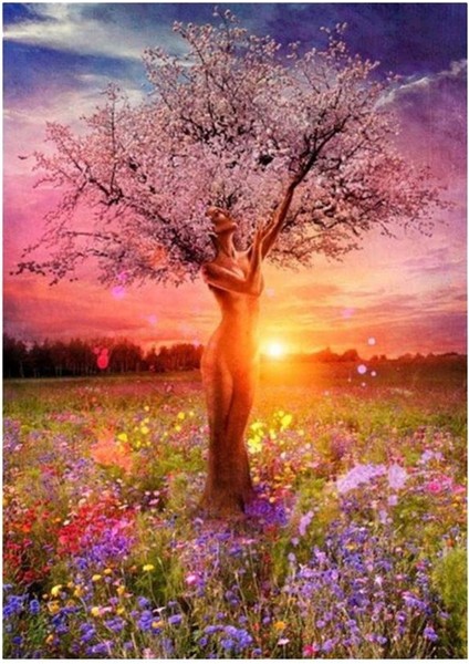 Kristal Nakış Kitleri Sanat Ev Dekorasyon Ağacı (Yurt Dışından)