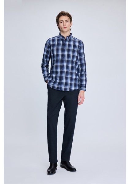 Lacivert Dinamik Fit Desenli Yandan Cepli Casual Jogger Pantolon fiyatları