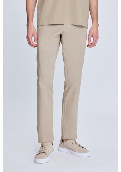 Vizon Regular Fit Yandan Cepli Casual Kanvas Pantolon
