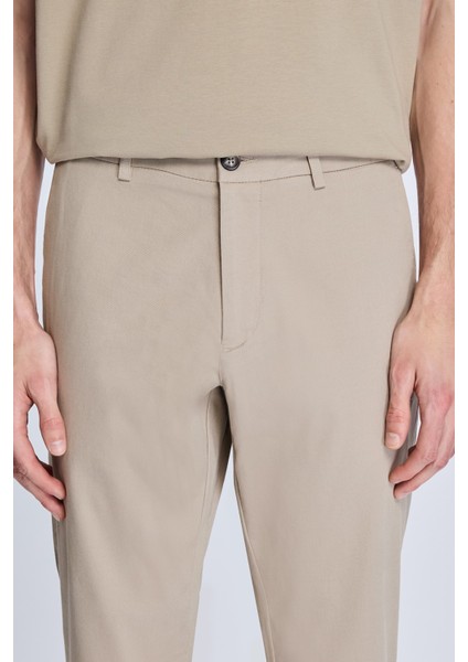 Vizon Regular Fit Yandan Cepli Casual Kanvas Pantolon