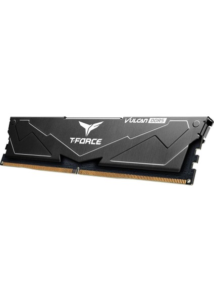 T-Force Vulcan Black 16GB 1X16GB 6000MHZ Ddr5 CL38 Gaming Ram (FLBD516G6000HC38G01)