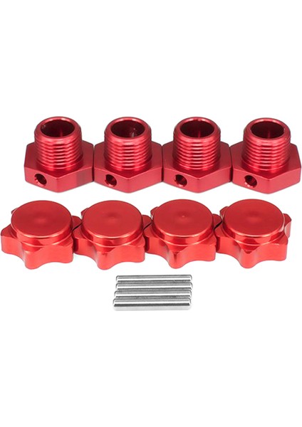 4 Adet/takım 1/8 Rc Model Araba 17 mm Metal Kaplin Toz Kapağı ile Hpı Hsp 94762 9408 1/8 Rc Araba Parçaları Mavi (Yurt Dışından)