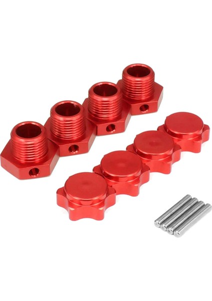 4 Adet/takım 1/8 Rc Model Araba 17 mm Metal Kaplin Toz Kapağı ile Hpı Hsp 94762 9408 1/8 Rc Araba Parçaları Mavi (Yurt Dışından)