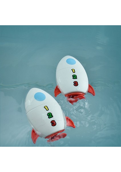 Bebek Banyo Oyuncak Bebek Yüzmek Zinciri Clockwork Oyuncak Küçük Denizaltı Roket Banyo Küvet Oyuncakları Erkek Kız Için (Yurt Dışından)