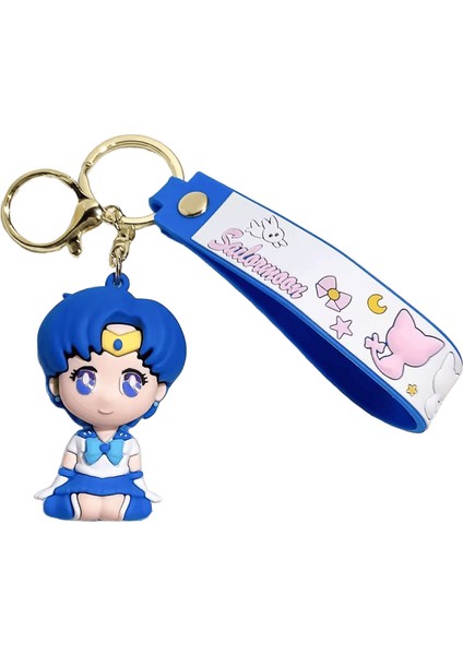 Anime Sailor Moon Anahtarlık Sevimli Figür Bebek Çift Çanta Kolye Anahtarlık Araba Anahtarlık Aksesuarları Oyuncak Hediye Erkekler Kadınlar Arkadaşlar Içinrenk:7 (Yurt Dışından)