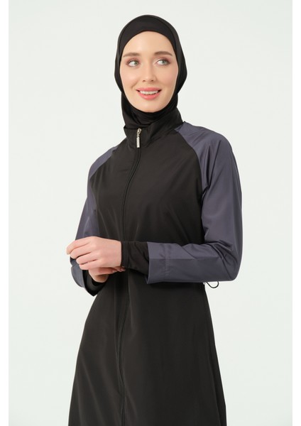 Spor Reglan Kol Uzun Tesettür Mayo