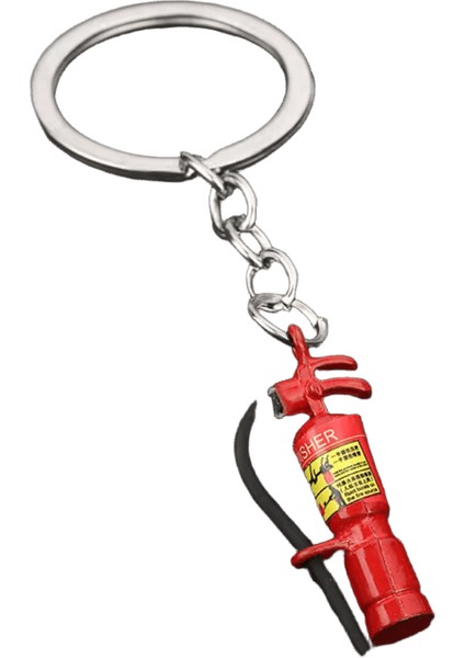 Kırmızı Yağ Varil Şekli Anahtarlıklar Metal Yangın Söndürücü Anahtarlık Moda Araba Anahtarlık Kolye Erkekler Için Itfaiyeciler Hatıra Hediye (Yurt Dışından) fiyatları