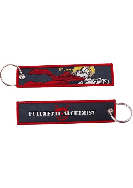 Motosikletler Arabalar Için Japon Anime Anahtarlık Anahtar Fobs Anahtar Etiketi Nakış Anahtarlık Erkekler Kadınlar Aksesuarlar Için (Yurt Dışından)