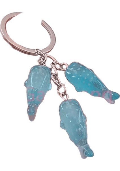 Mavi Balina Köpekbalığı Balık Anahtarlık - Deniz Yaşamı Hayvan Anahtarlık - Sevimli Kawaii Anahtarlıkrenk:stil-2 (Yurt Dışından)