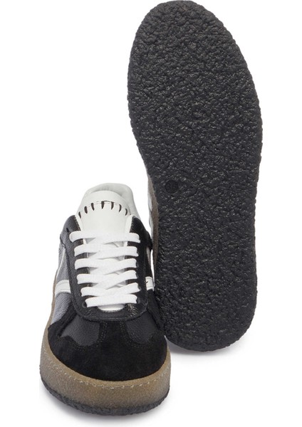 Siyah Hakiki Süet Deri Kadın Sneaker - K25I1AY68025-A01 fırsatları