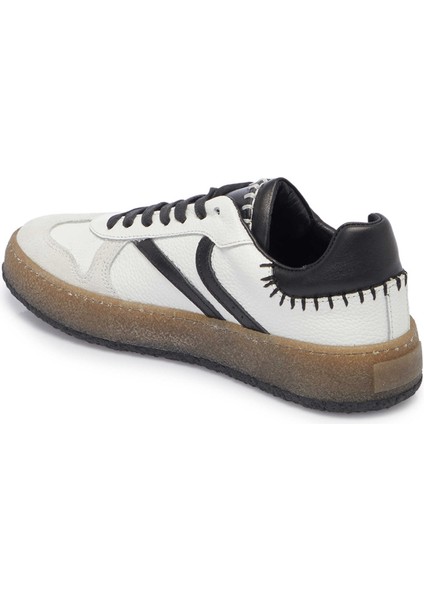 Beyaz Hakiki Süet Deri Kadın Sneaker - K25I1AY68025-T72 fiyatları