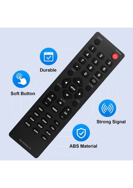 Dynex DX-32E250A12 DX-24E150A11 DX-19LD150A11 DX-L42-10A DX-L40-10A LCD Hdtv Tv Için DX-RC02A-12 Uzaktan Kumandayı Değiştirin (Yurt Dışından) fırsatları