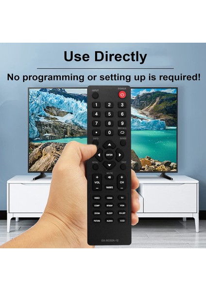 Dynex DX-32E250A12 DX-24E150A11 DX-19LD150A11 DX-L42-10A DX-L40-10A LCD Hdtv Tv Için DX-RC02A-12 Uzaktan Kumandayı Değiştirin (Yurt Dışından) indirimleri