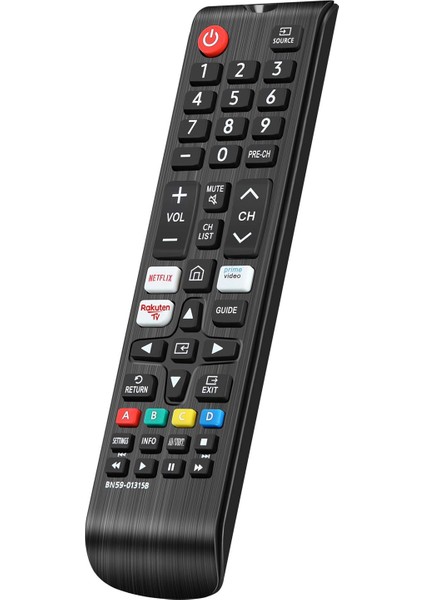 Netflix Prime Video ile Samsung Smart Tv Için BN59-01315B Uzaktan Kumandanın Değiştirilmesi UE43RU7105 UE50RU7179 (Yurt Dışından)