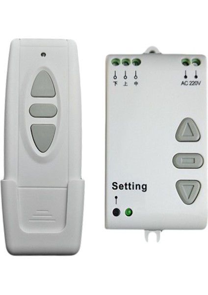 AC220V Motor Uzaktan Kumandalı Anahtar Denetleyici Projeksiyon Ekranı Motor Kablosuz Anahtarı 433 Mhz Yukarı Aşağı Durdurma Ileri Geri (Yurt Dışından)