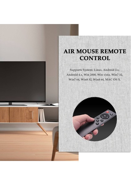Pc Android Tv Kutusu Için Evrensel 2.4g Kablosuz Hava Fare Klavye Uzaktan Kumanda (Yurt Dışından)