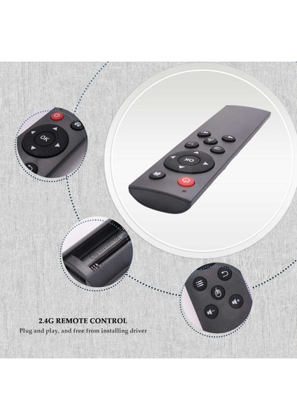 Pc Android Tv Kutusu Için Evrensel 2.4g Kablosuz Hava Fare Klavye Uzaktan Kumanda (Yurt Dışından)