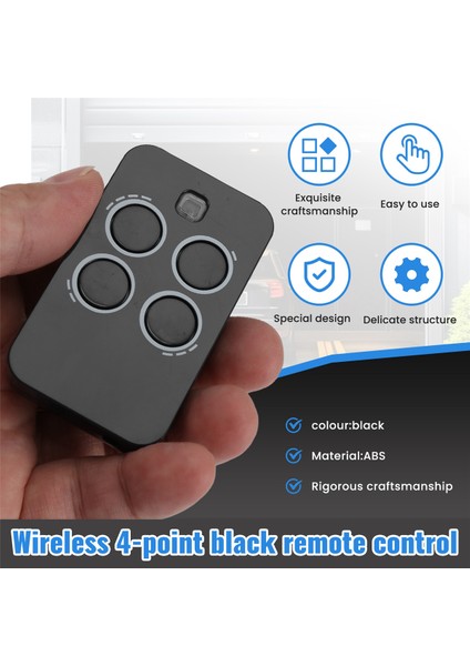 Garaj Kapısı / Kapı Uzaktan Kumandası 433MHZ Kapı Kontrolü Rolling Code Uzaktan Kumanda Garaj Açacağı (Yurt Dışından)