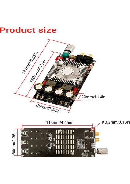 ZK-1602 TDA7498E Dijital Güç Amplifikatörü Kartı 160WX160W Çift Kanal 220W Mono Kanal DC15-35V Amplifikatör Modülü Kartı (Yurt Dışından) modelleri