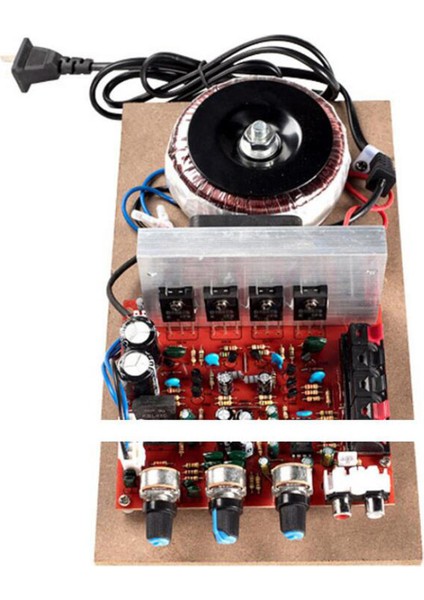 Kendin Yap Değiştirilmiş 200W Ses Güç Amplifikatörü Alüminyum Plaka Stereo USB Hifi Hoparlör Dijital Amplifikatör-Abd Fişi (Yurt Dışından) modelleri