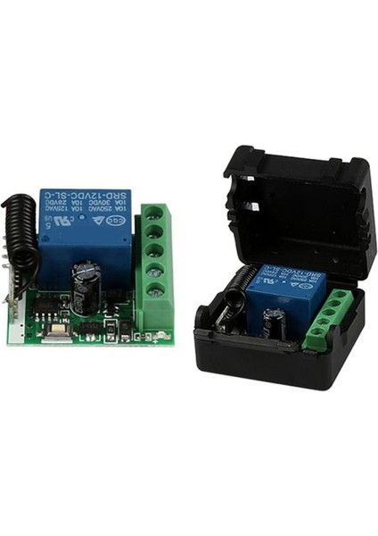 12 V 1ch Röle Alıcı Modülü Kontrol 433 Mhz Kablosuz Işık Anahtarı Kilit Kapısı Için Uzaktan Kumanda (1rc 1A 1c) (Yurt Dışından)