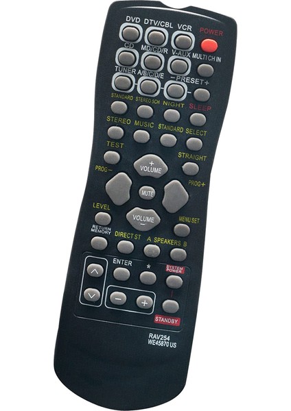 RAV254 Yamaha Alıcısı Için Uzaktan Kumandayı Değiştirin RX-V496 HTR-5240 HTR-5250 HTR-5630 RX-V350 RX-V359 RX-V390 (Yurt Dışından)