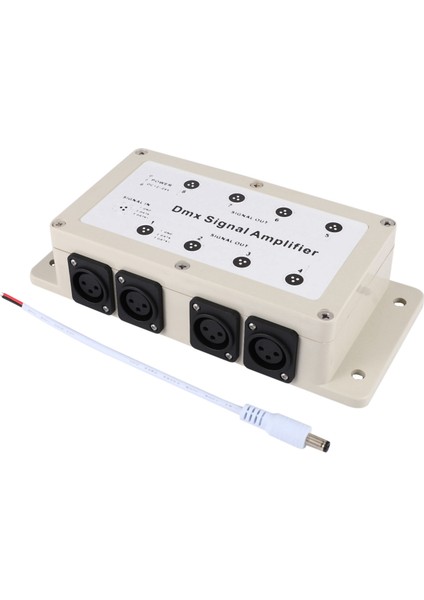 DC12-24V 8 Kanal Çıkışı Dmx DMX512 Ev Ekipmanları Için LED Kontrol Sinyal Amplifikatörü Splitter Dağıtıcı (Yurt Dışından)