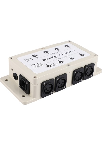DC12-24V 8 Kanal Çıkışı Dmx DMX512 Ev Ekipmanları Için LED Kontrol Sinyal Amplifikatörü Splitter Dağıtıcı (Yurt Dışından)