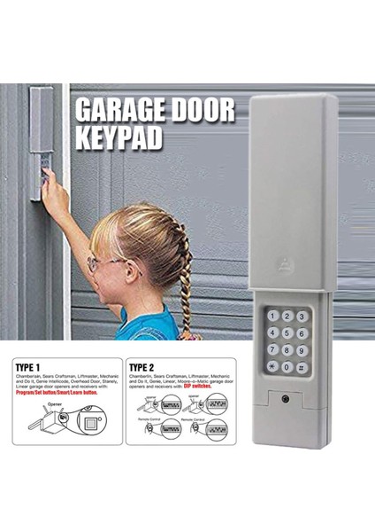 Liftmaster 877MAX 377LM 977LM Uzaktan Anahtarsız Giriş Tuş Takımı Için Kablosuz Garaj Kapısı Açıcı Kontrol Sistemi (Yurt Dışından)