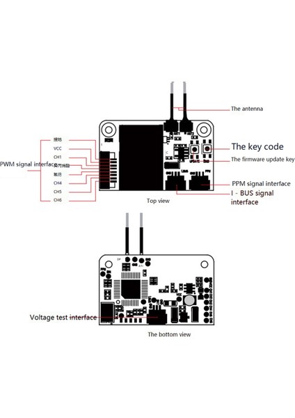 FS-X6B X6B 2.4g 6ch Ibus Ppm Pwm Alıcı Flysky I6S I6 I6X I4X Radyo Verici Rc Fpv Drone Uçak Helikopter (Yurt Dışından) fırsatları