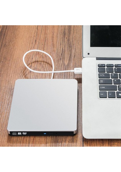 Usb3.0 Harici CD Çalar 12.7mm Tepsi Tipi Ultra Ince Dvd-Rw Optik Sürücü Kaydedici Bilgisayar Dizüstü Bilgisayar Için (Gümüş) (Yurt Dışından) indirimleri
