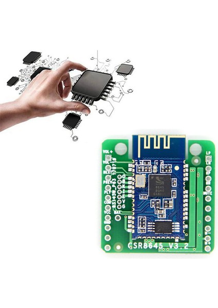 Bluetooth Amplifikatör Kartı Modülü 5.0 Ses Alıcısı CSR8645 Aptx Çift 5W Hoparlör Ses Amplifikatörü (Yurt Dışından)