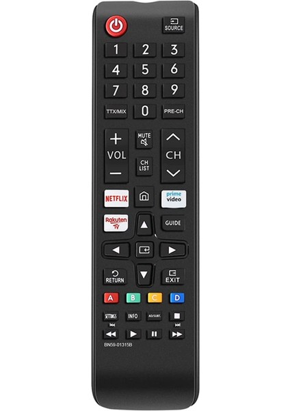 Netflix ile Samsung Uzaktan Kumanda Için Evrensel, Samsung Smart Tv Için Prime Video Rakute Tv Düğmesi LCD LED 4K Hdr Tümü (Yurt Dışından)