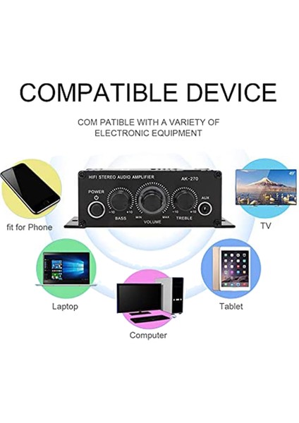 Güç Amplifikatörü Ses Karaoke Ev Sineması Amplifikatörü 2 Kanal D Sınıfı Amplifikatör Usb/sd Aux Girişi (Yurt Dışından) indirimleri